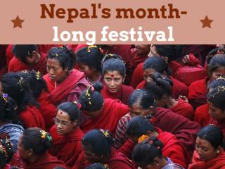 Nepal's month-long festival