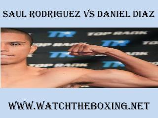 watch Saul Rodriguez vs Daniel Diaz 7 February 2015 live box