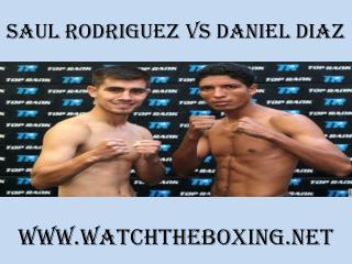 watch Saul Rodriguez vs Daniel Diaz live