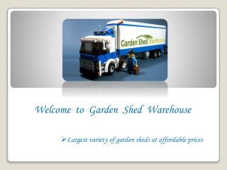 Garden Sheds for Sale in Melbourne - GSW