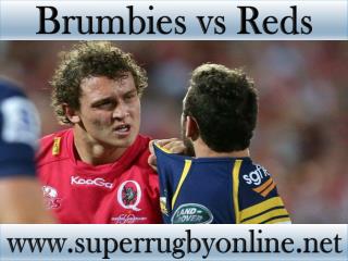 Super rugby Brumbies vs Reds