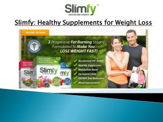 Slimfy: Healthy Supplements for Weight Loss