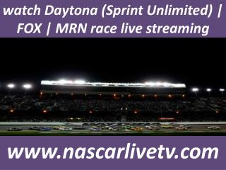 watch nascar Sprint Unlimited at Daytona live online