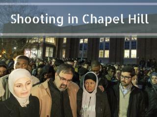 Shooting in Chapel Hill