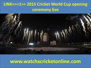 LINK===1>> 2015 Cricket World Cup live