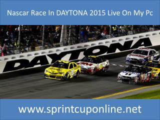 The Sprint Unlimited Daytona Live Streaming 2015 Race Online