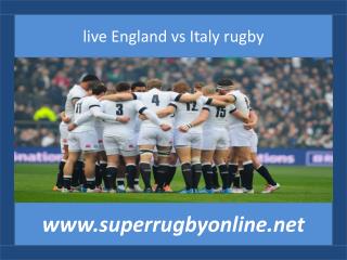 live England vs Italy rugby
