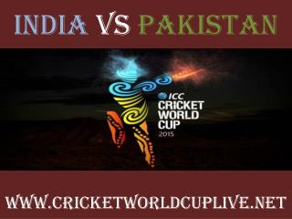 Watch India vs Pakistan 15 feb 2015 stream in Adelaide
