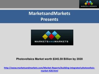 Photovoltaics Market