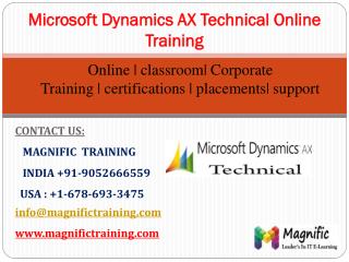 ms dynamics ax technical online training classes