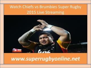 Watch Brumbies vs Chiefs live Rugby