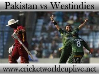 stream package for live cricket watching Pakistan vs West in