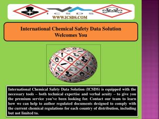 material safety data sheets information for chemicals