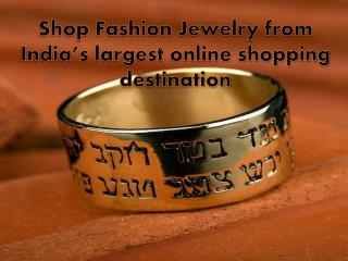 Shop Fashion Jewelry from India’s largest online shopping de