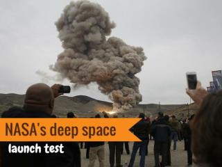 NASA's deep space launch test