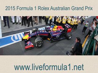 WATCH Formula one Australian Grand Prix ON TV