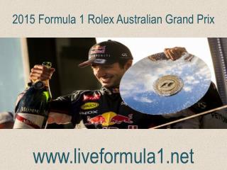 WATCH Formula 1 AUSTRALIANRacing