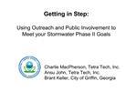 Getting in Step: Using Outreach and Public Involvement to Meet your Stormwater Phase II Goals