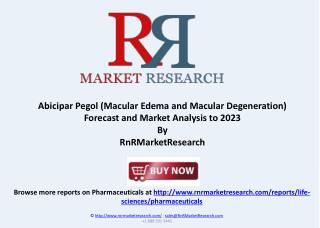 Abicipar Pegol Macular Degeneration Market Analysis to 2023