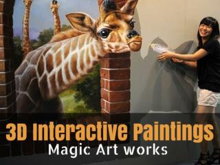 3D Interactive Paintings - Magic Art Works