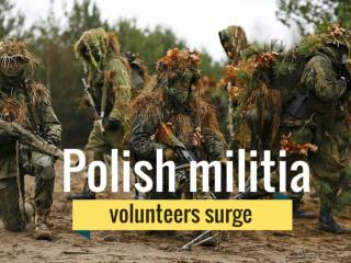 Polish militia volunteers surge