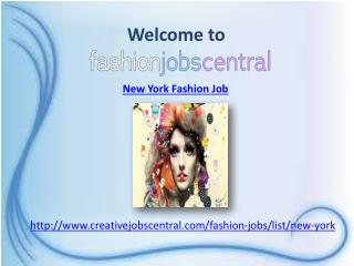New York Fashion Jobs