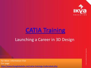 Catia Training - Ikya Global Education