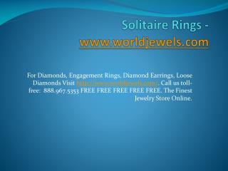 Solitaire Rings -www.worldjewels.com