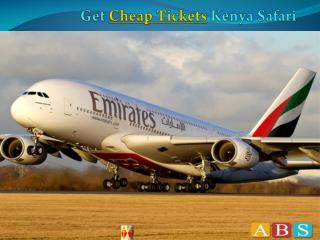 Get Cheap Plane Tickets to Kenya Safari by FlyAbs.com
