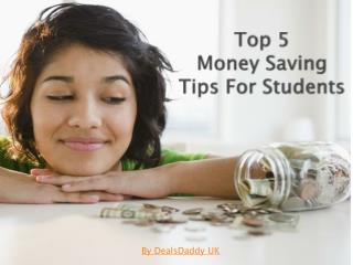 Top 5 Money Saving Tips For Students