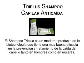 Triplus Shampoo