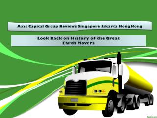 Look Back on History of the Great Earth Movers