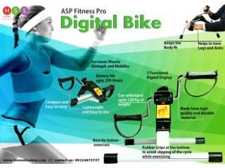 Fitness Exercise Bike- Light Weight Exercise Machine
