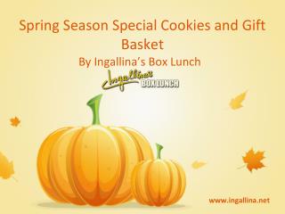 Spring Season Special Cookies and Gift Basket