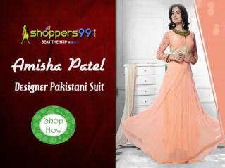 Latest Amisha Patel Designer Pakistani Suits
