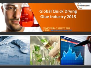 Global Quick Drying Glue Industry Size, Share, Trends 2015