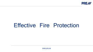 Effective Fire Protection