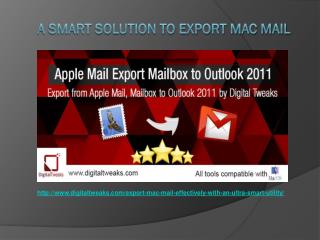 A Smart Solution to Export Mac Mail