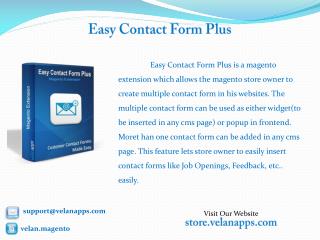 Easy Contact Form Plus