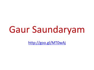 Gaur Saundaryam Noida Extension