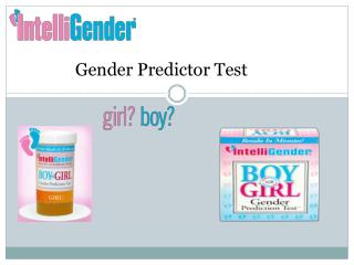 Intelligender - Baby Gender Prediction Test