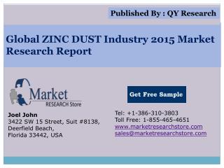 Global ZINC DUST Industry 2015 Market Research Report