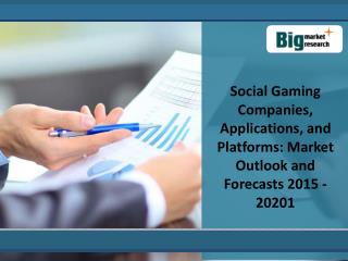 Key Analysis Of Social Gaming Market-2020
