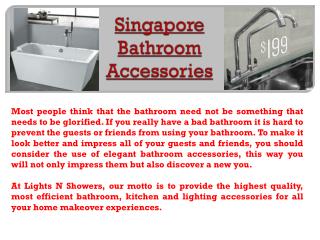 Singapore Bathroom Accessories