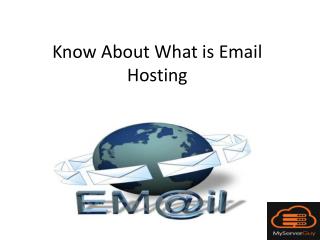 Know About What is Email Hosting