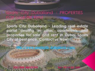 Sports City Apartments for Sale - sportscity-dubailand.com