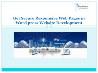 Responsive Web Pages in Word press Website Development