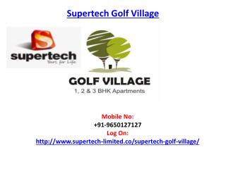 Supertech Golf Village Residential Apartment