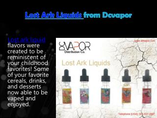 Lost Ark Liquids from Dcvapor