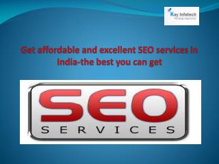 Get affordable & excellent SEO services in India